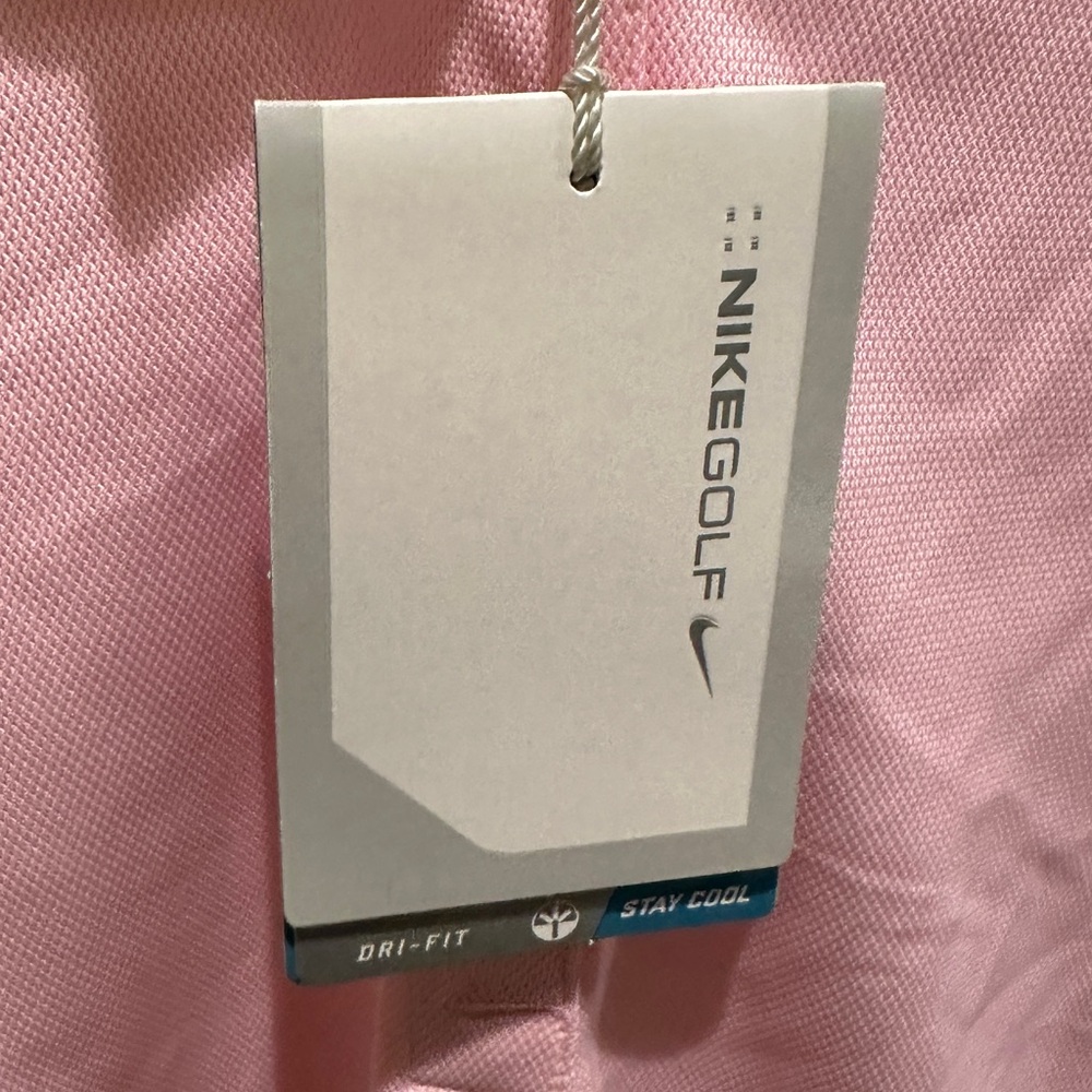 Pink Ladies Nike Golf Dri Fit Polo - Size M - Picture 3 of 5